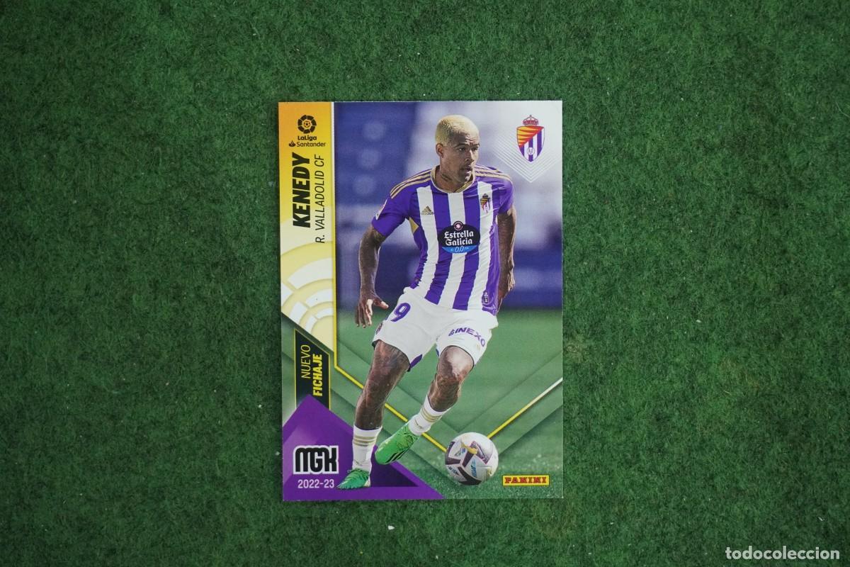 Figurine di Calcio: 484 KENEDY VALLADOLID NUEVO FICHAJE MEGACRACKS 2022 2023 MGK 22 23 PANINI