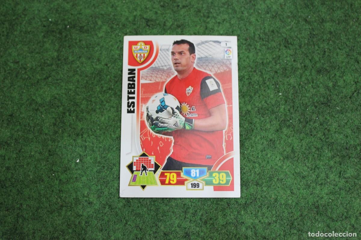 Figurine di Calcio: 1 ESTEBAN UD ALMER&Iacute;A ADRENALYN XL 2013 2014 13 14 LALIGA SANTANDER