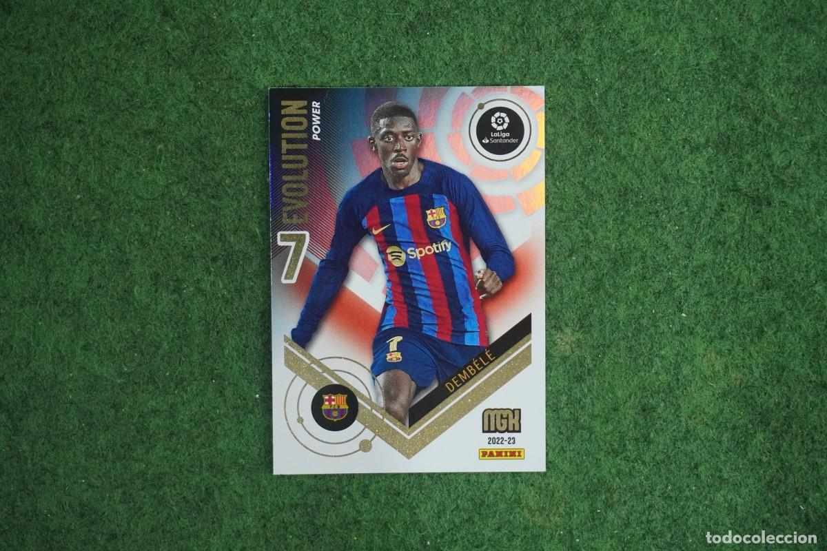 Figurine di Calcio: P 499 P499 DEMBELE BARCELONA EVOLUTION POWER MEGACRACKS 2022 2023 MGK 22 23 PANINI