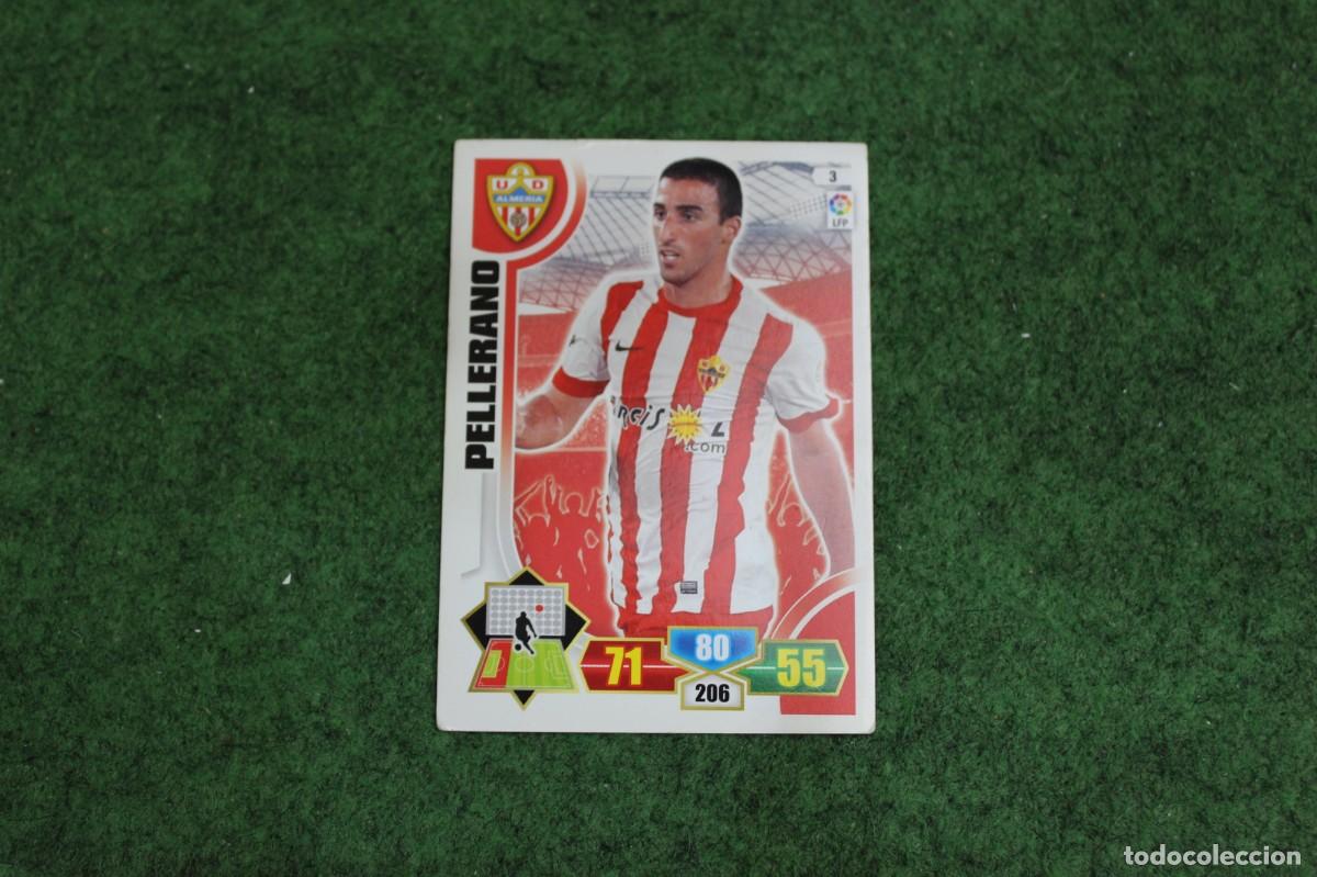 Figurine di Calcio: 3 PELLERANO UD ALMER&Iacute;A ADRENALYN XL 2013 2014 13 14 LALIGA SANTANDER