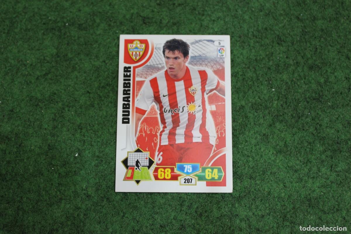 Figurine di Calcio: 5 DUBARBIER UD ALMER&Iacute;A ADRENALYN XL 2013 2014 13 14 LALIGA SANTANDER