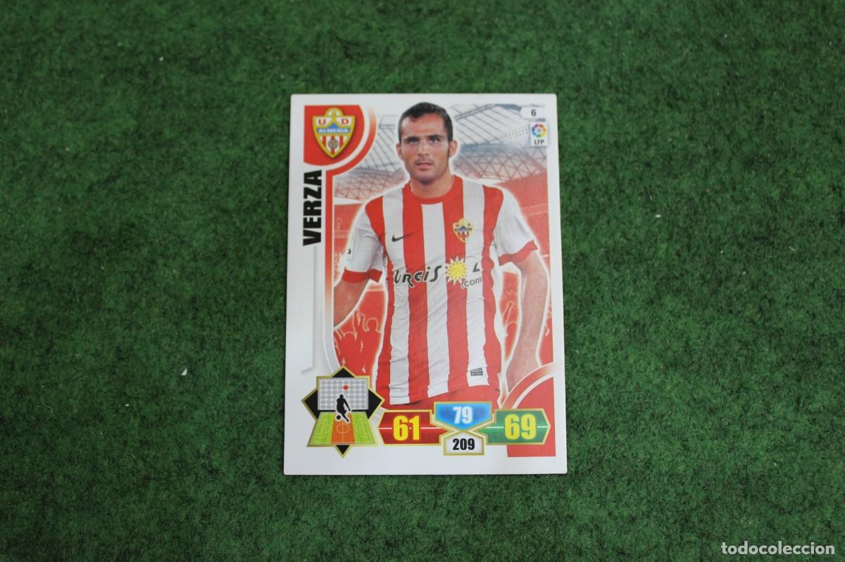 Figurine di Calcio: 6 VERZA UD ALMER&Iacute;A ADRENALYN XL 2013 2014 13 14 LALIGA SANTANDER