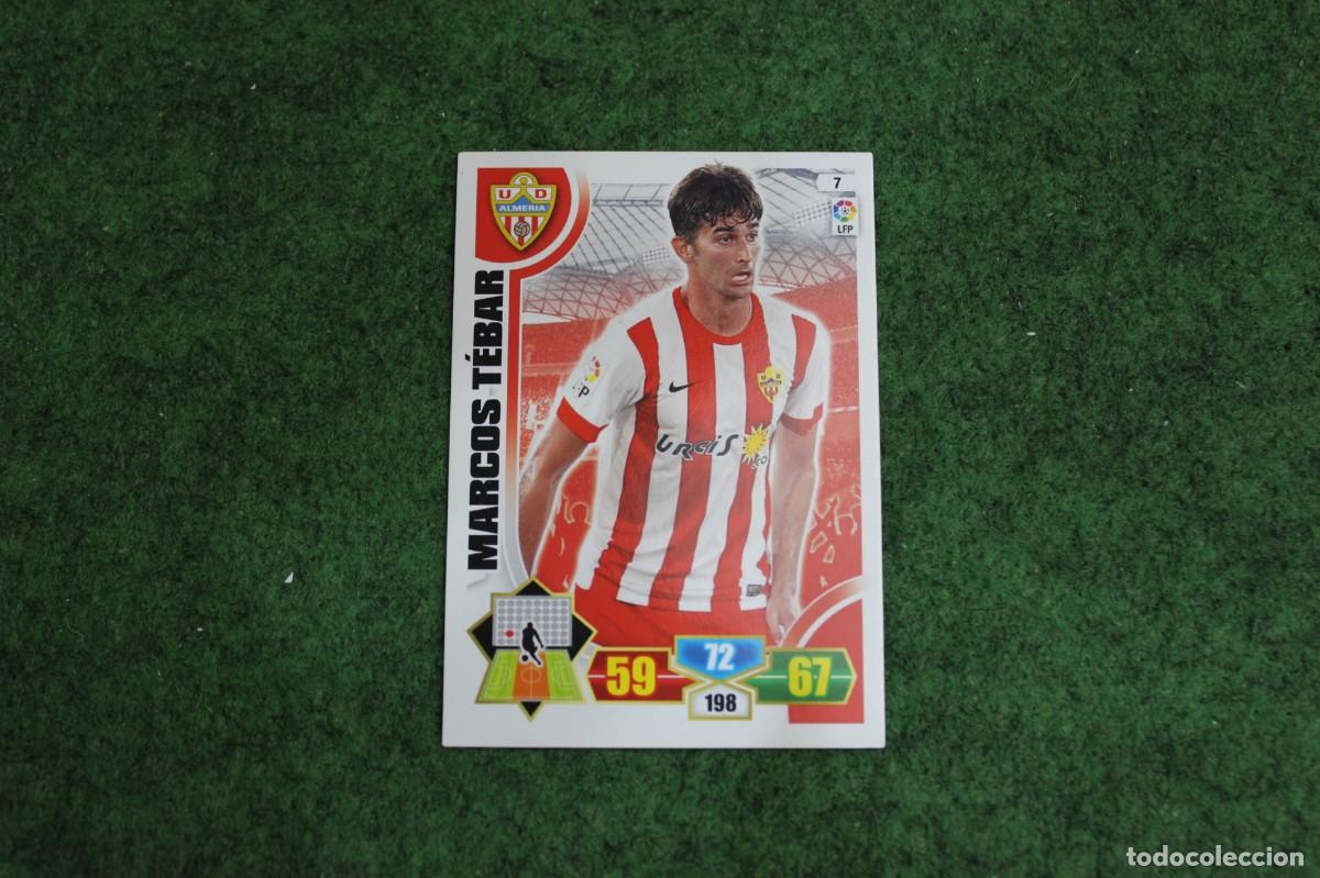 Figurine di Calcio: 7 MARCOS T&Eacute;BAR UD ALMER&Iacute;A ADRENALYN XL 2013 2014 13 14 LALIGA SANTANDER