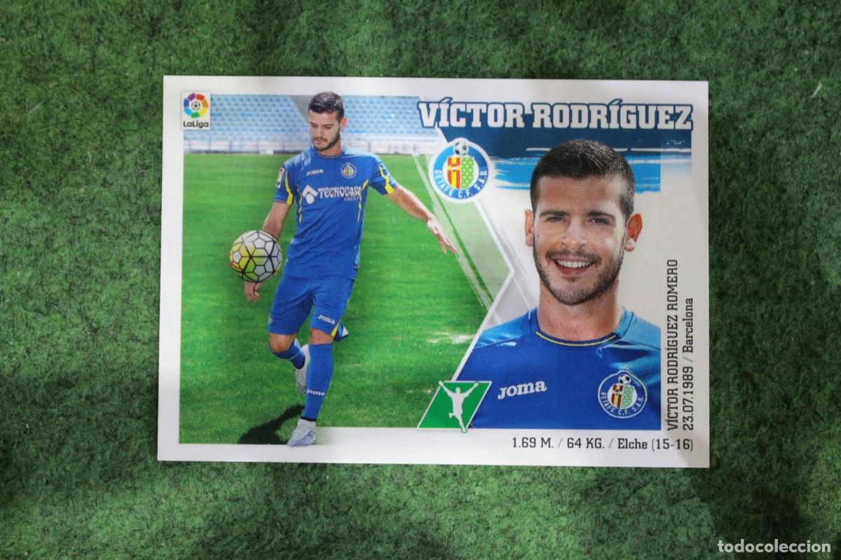 Football Stickers: 18 V&Iacute;CTOR RODR&Iacute;GUEZ GETAFE LIGA ESTE PANINI 2015 2016 LIGA BBVA