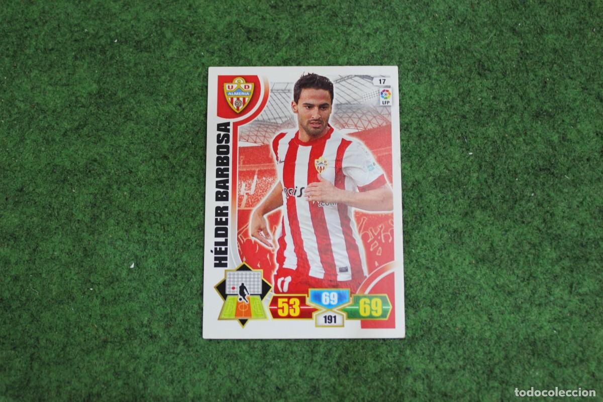 Football Stickers: 17 H&Eacute;LDER BARBOSA UD ALMER&Iacute;A ADRENALYN XL 2013 2014 13 14 LALIGA SANTANDER