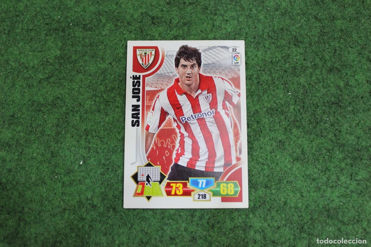 Football Stickers: 22 SAN JOS&Eacute; ATHLETIC CLUB ADRENALYN XL 2013 2014 13 14 LALIGA SANTANDER