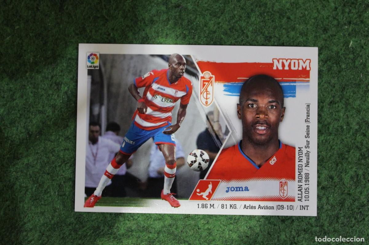 Cromos de f&uacute;tbol: 5 NYOM GRANADA LIGA ESTE PANINI 2015 2016 LIGA BBVA