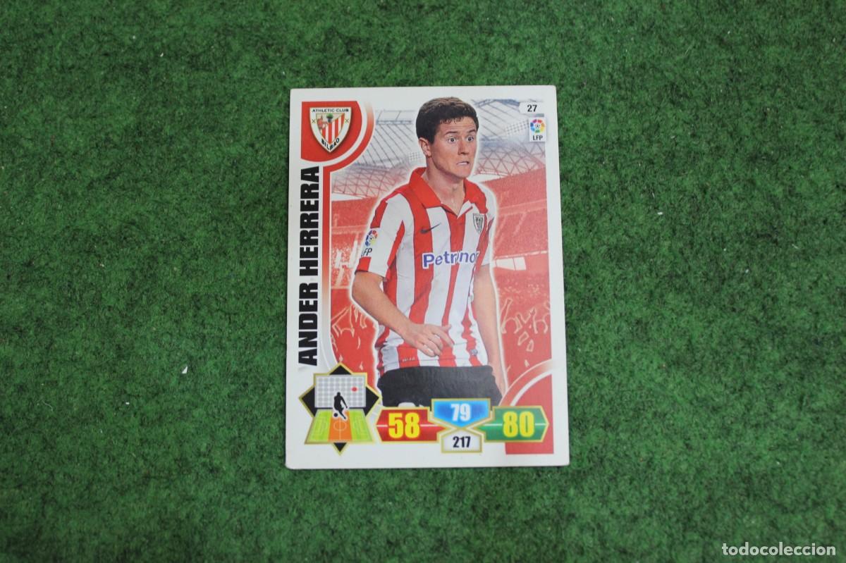 Cromos de f&uacute;tbol: 27 ANDER HERRERA ATHLETIC CLUB ADRENALYN XL 2013 2014 13 14 LALIGA SANTANDER