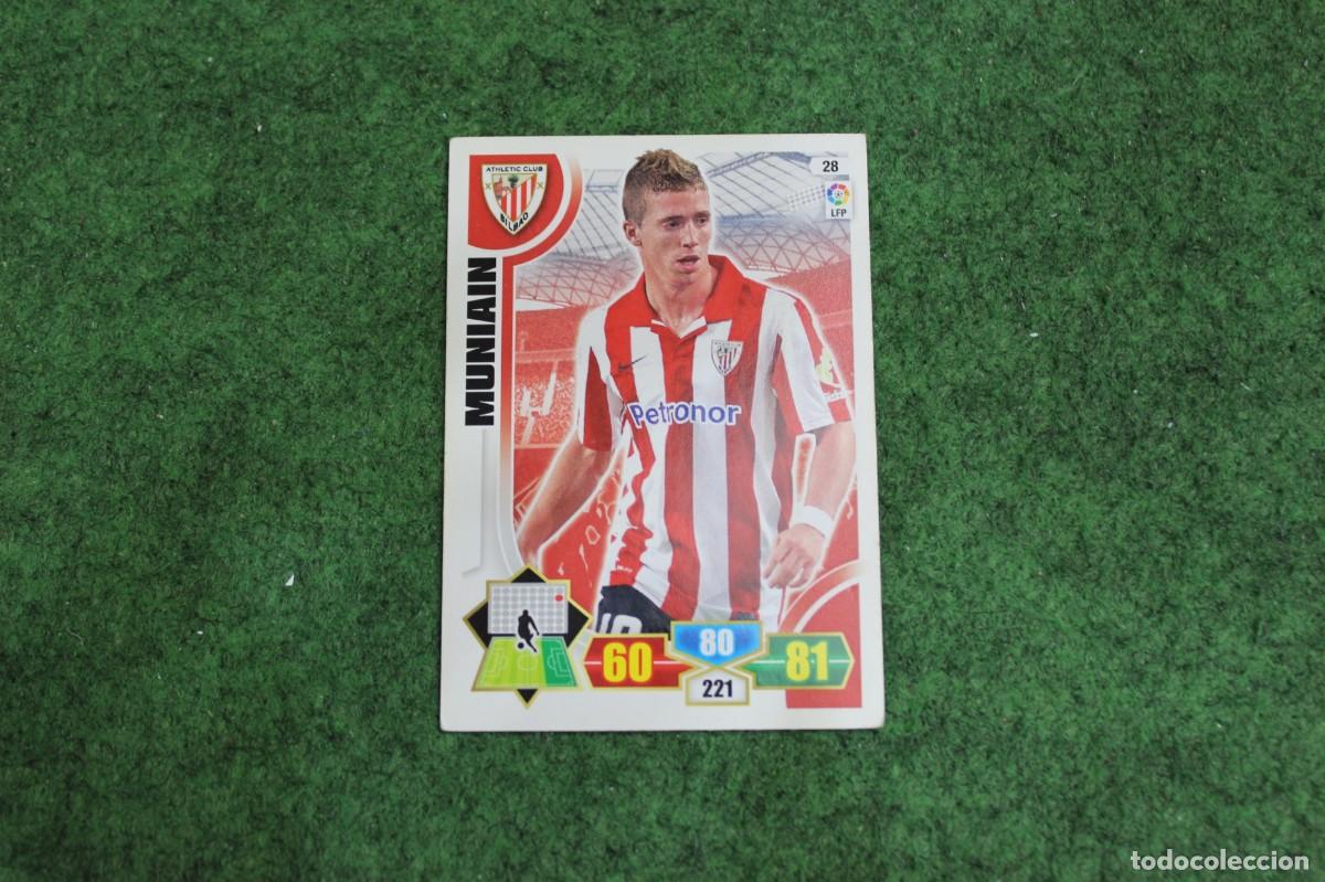 Cromos de f&uacute;tbol: 28 MUNIAIN ATHLETIC CLUB ADRENALYN XL 2013 2014 13 14 LALIGA SANTANDER