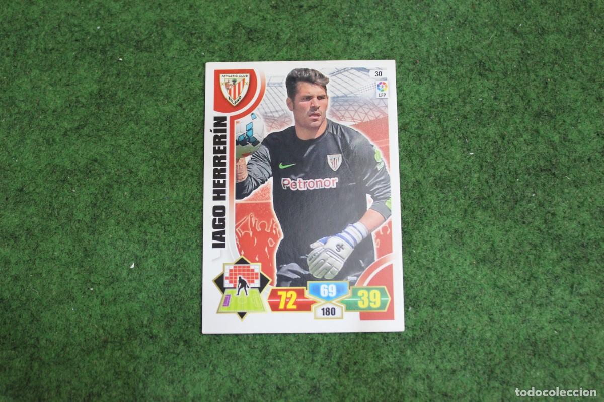 Cromos de f&uacute;tbol: 30 IAGO HERRER&Iacute;N ATHLETIC CLUB ADRENALYN XL 2013 2014 13 14 LALIGA SANTANDER