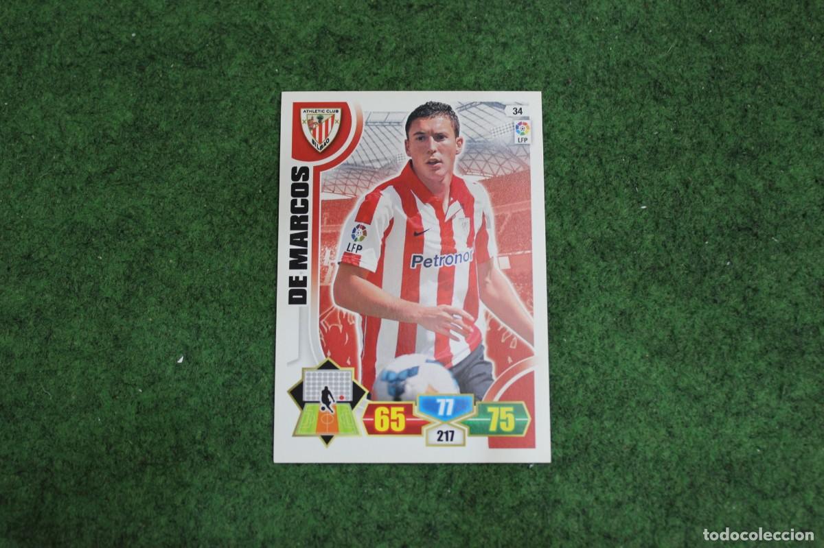 Cromos de f&uacute;tbol: 34 DE MARCOS ATHLETIC CLUB ADRENALYN XL 2013 2014 13 14 LALIGA SANTANDER