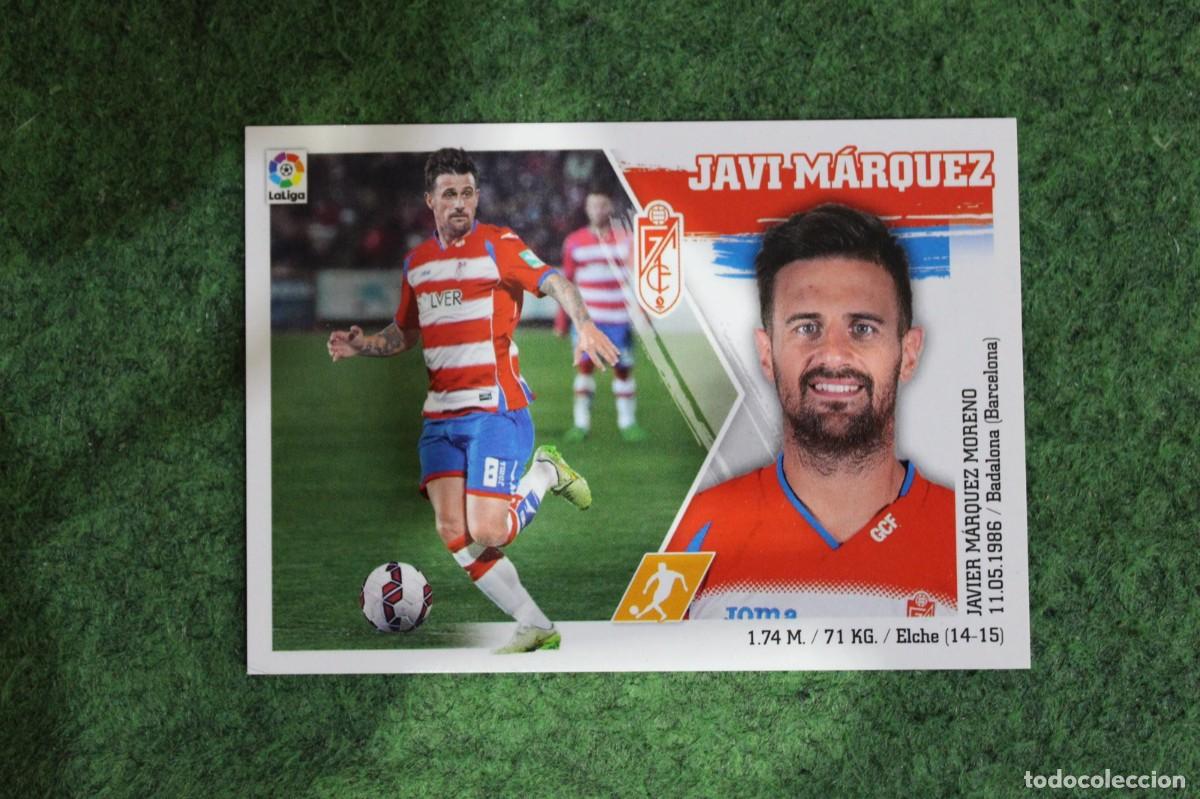 Cromos de f&uacute;tbol: 12 JAVI M&Aacute;RQUEZ GRANADA LIGA ESTE PANINI 2015 2016 LIGA BBVA