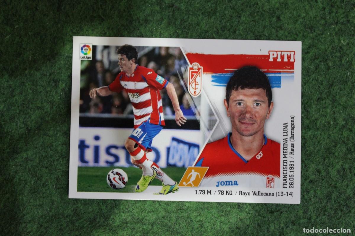 Cromos de f&uacute;tbol: 14 PITI GRANADA LIGA ESTE PANINI 2015 2016 LIGA BBVA