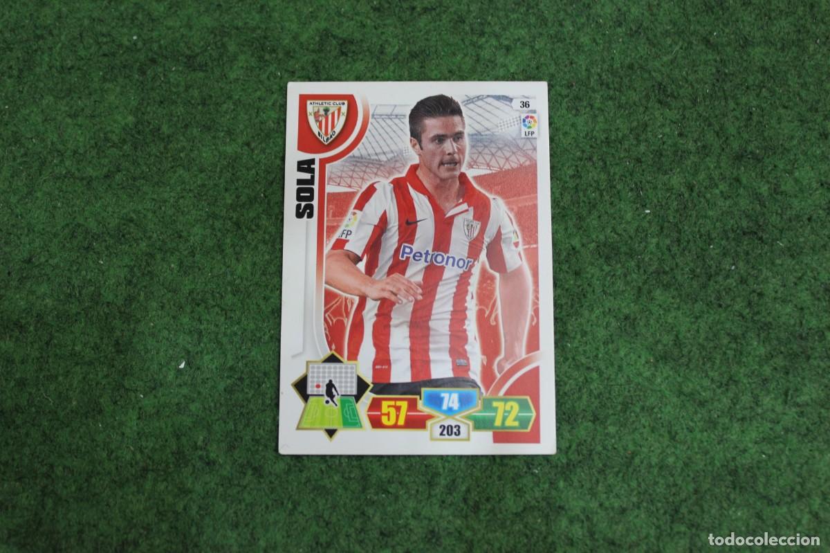 Cromos de f&uacute;tbol: 36 SOLA ATHLETIC CLUB ADRENALYN XL 2013 2014 13 14 LALIGA SANTANDER