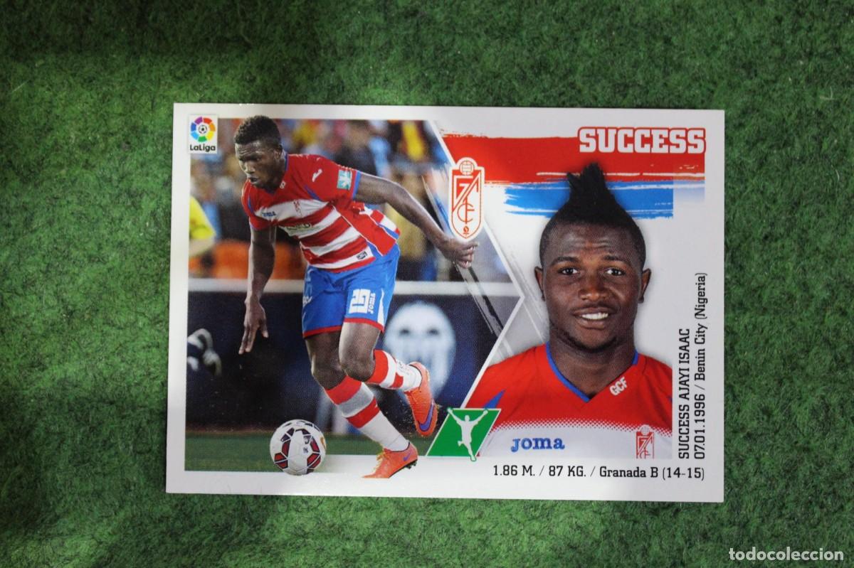 Cromos de f&uacute;tbol: 17 SUCCESS GRANADA LIGA ESTE PANINI 2015 2016 LIGA BBVA