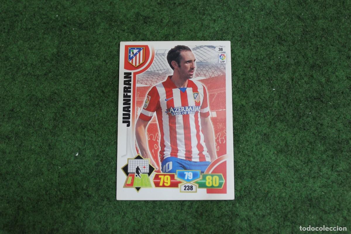 Cromos de f&uacute;tbol: 38 JUANFRAN ATL&Eacute;TICO DE MADRID ADRENALYN XL 2013 2014 13 14 LALIGA SANTANDER