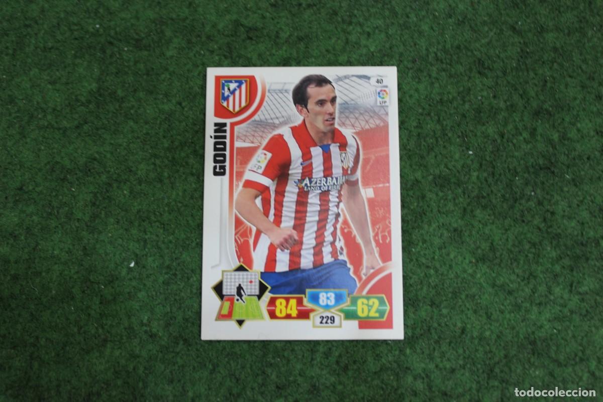 Cromos de f&uacute;tbol: 40 GOD&Iacute;N ATL&Eacute;TICO DE MADRID ADRENALYN XL 2013 2014 13 14 LALIGA SANTANDER