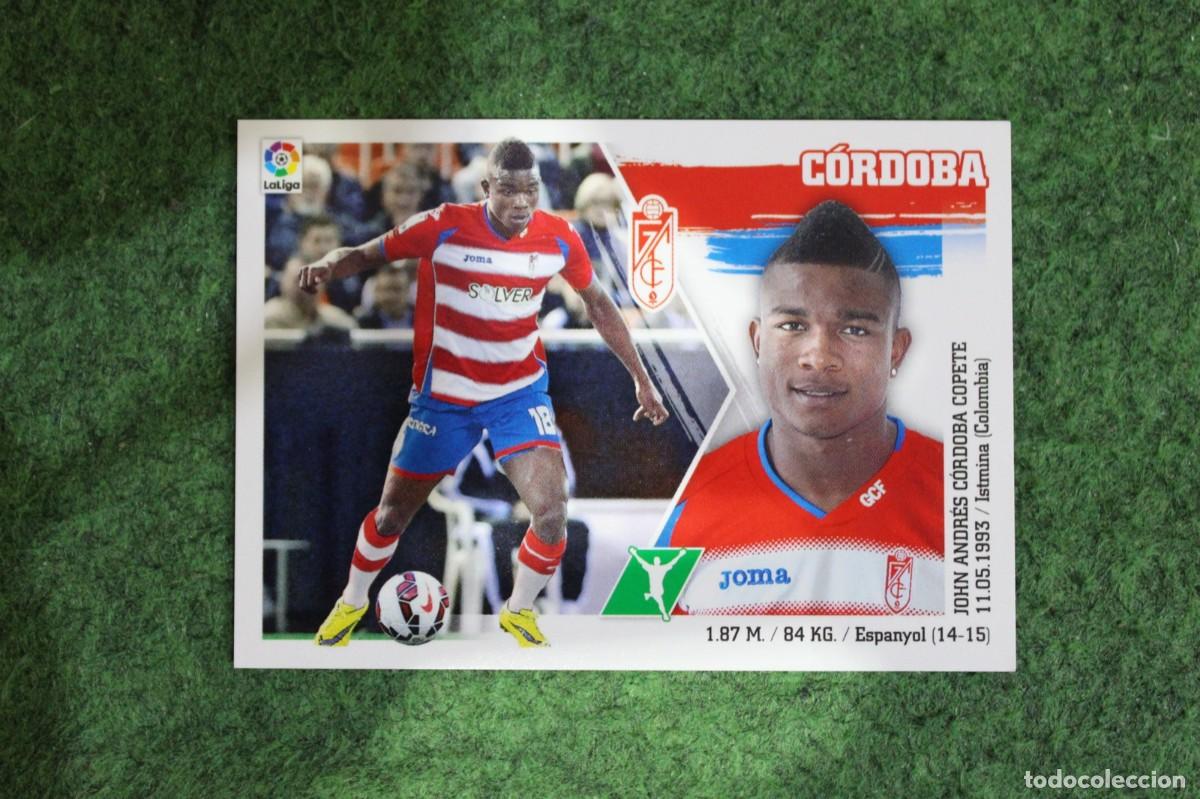 Cromos de f&uacute;tbol: 19 C&Oacute;RDOBA GRANADA LIGA ESTE PANINI 2015 2016 LIGA BBVA