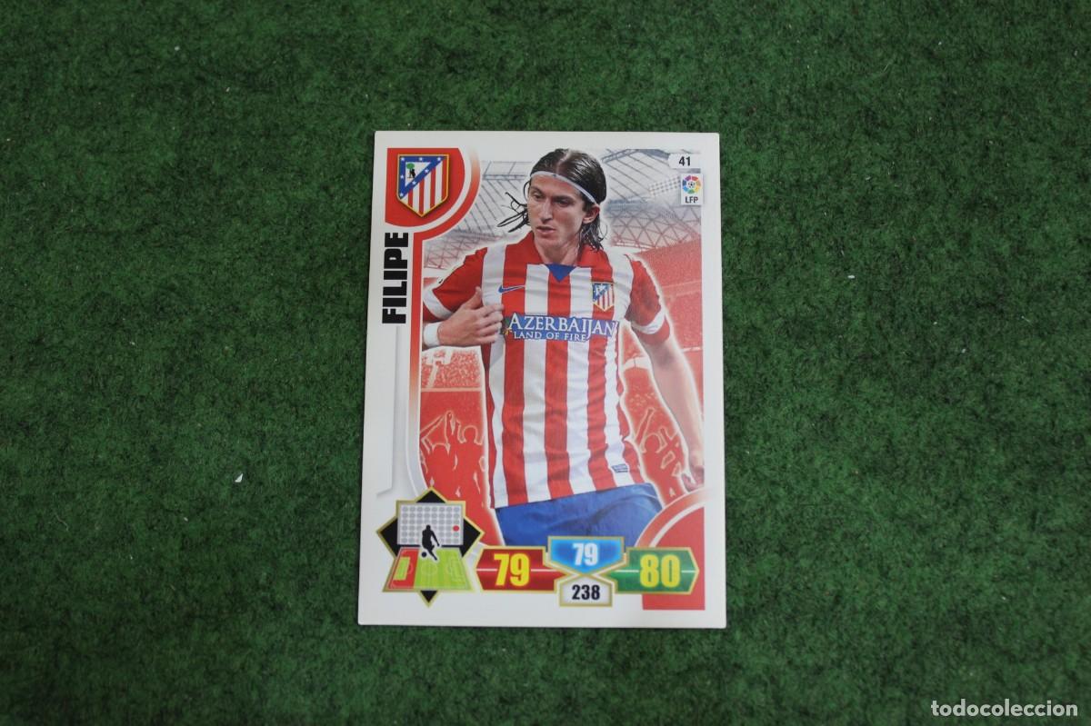 Cromos de f&uacute;tbol: 41 FILIPE LUIS ATL&Eacute;TICO DE MADRID ADRENALYN XL 2013 2014 13 14 LALIGA SANTANDER