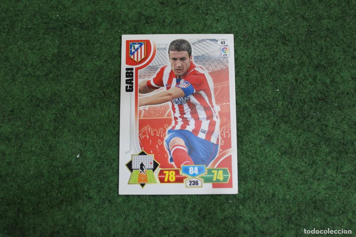 Cromos de f&uacute;tbol: 43 GABI ATL&Eacute;TICO DE MADRID ADRENALYN XL 2013 2014 13 14 LALIGA SANTANDER