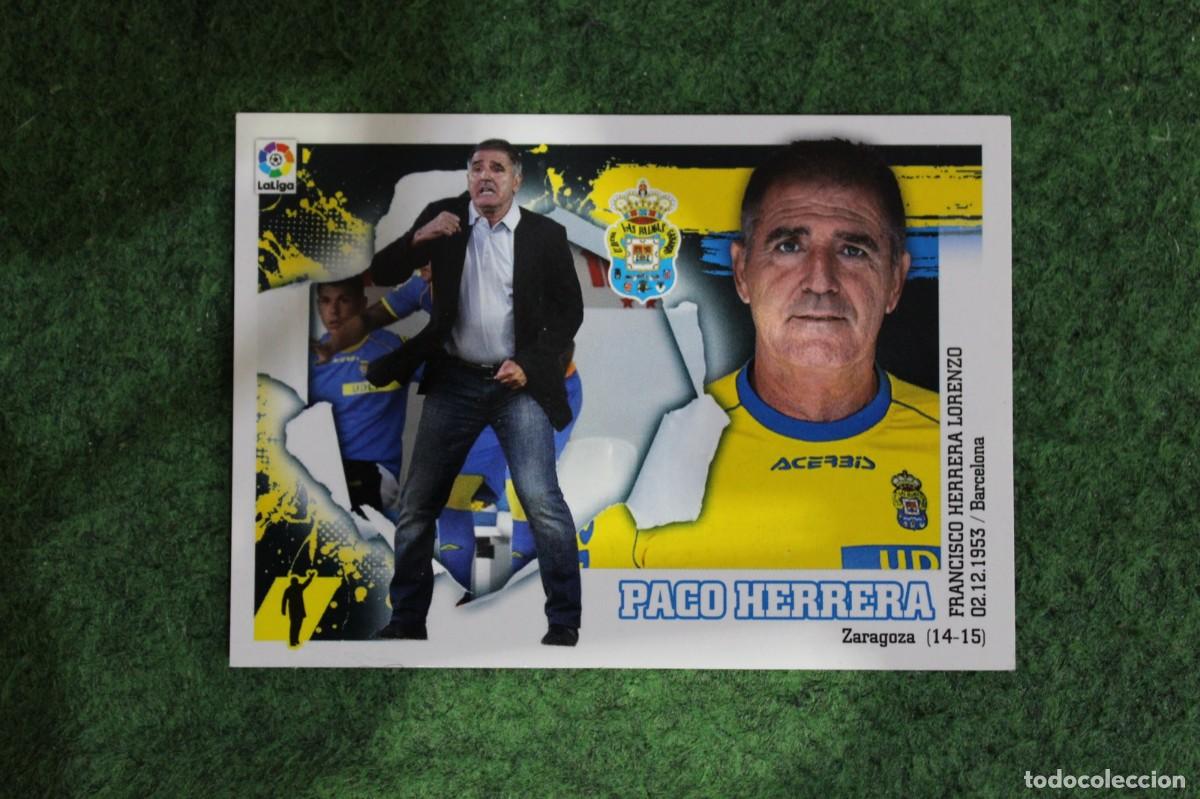 Cromos de f&uacute;tbol: 2 PACO HERRERA LAS PALMAS LIGA ESTE PANINI 2015 2016 LIGA BBVA