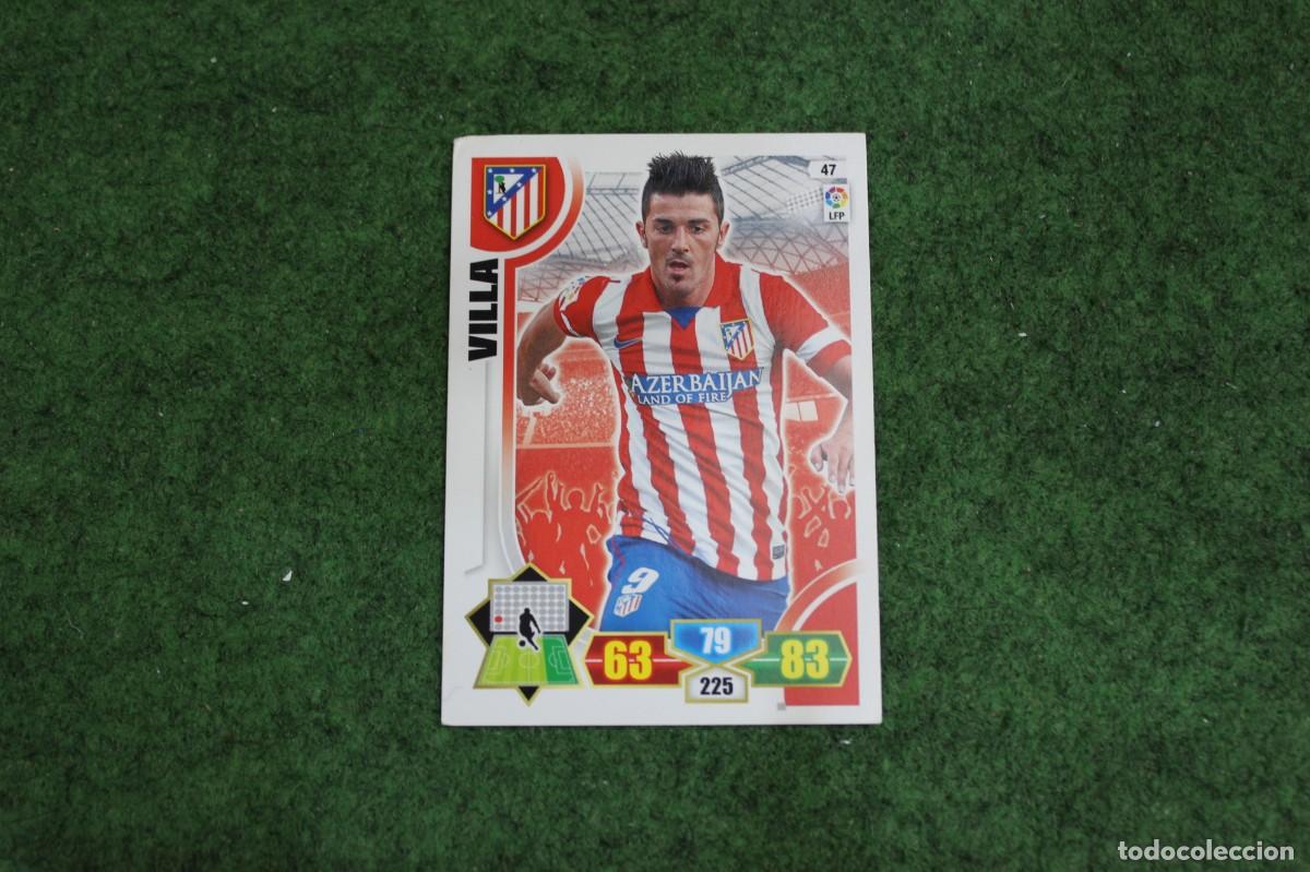 Cromos de f&uacute;tbol: 47 VILLA ATL&Eacute;TICO DE MADRID ADRENALYN XL 2013 2014 13 14 LALIGA SANTANDER
