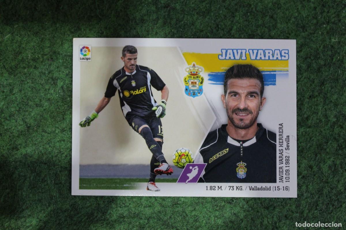 Football Stickers: 3 JAVI VARAS LAS PALMAS LIGA ESTE PANINI 2015 2016 LIGA BBVA