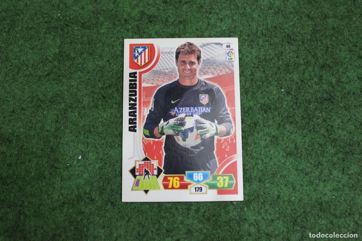 Football Stickers: 48 ARANZUBIA ATL&Eacute;TICO DE MADRID ADRENALYN XL 2013 2014 13 14 LALIGA SANTANDER