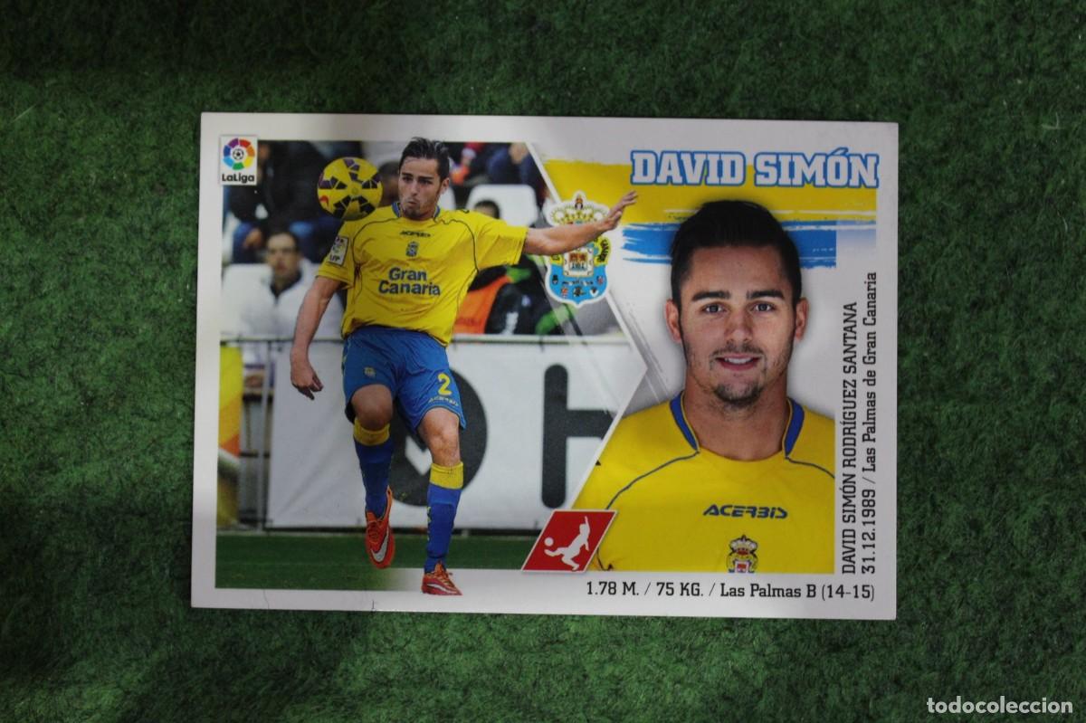 Football Stickers: 5 DAVID SIM&Oacute;N LAS PALMAS LIGA ESTE PANINI 2015 2016 LIGA BBVA