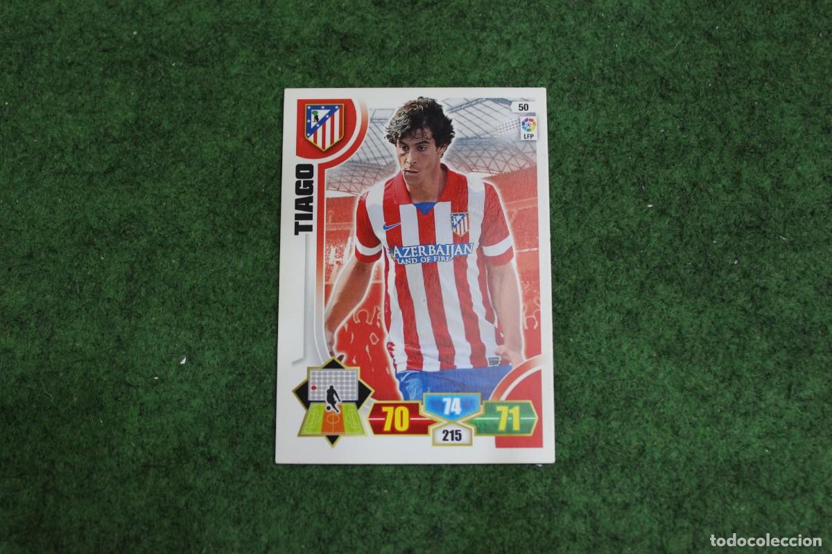 Football Stickers: 50 TIAGO ATL&Eacute;TICO DE MADRID ADRENALYN XL 2013 2014 13 14 LALIGA SANTANDER
