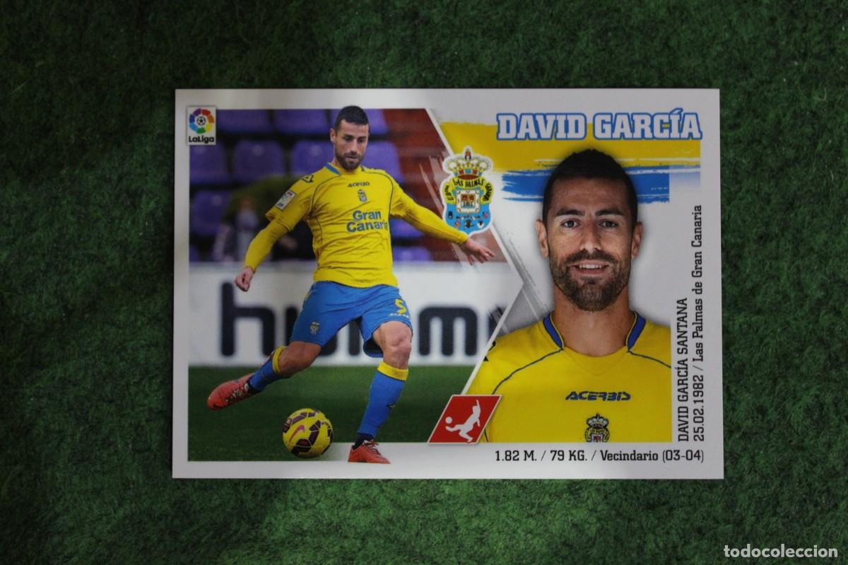 Cromos de f&uacute;tbol: 7 DAVID GARC&Iacute;A LAS PALMAS LIGA ESTE PANINI 2015 2016 LIGA BBVA