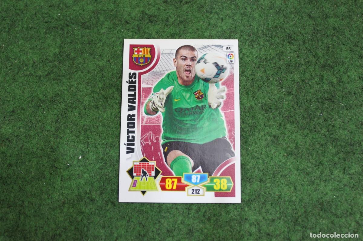 Cromos de f&uacute;tbol: 55 V&Iacute;CTOR VALD&Eacute;S FC BARCELONA ADRENALYN XL 2013 2014 13 14 LALIGA SANTANDER