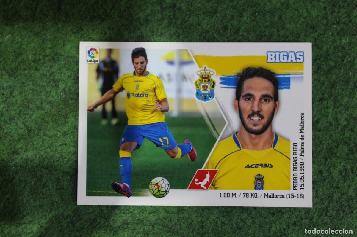 Cromos de f&uacute;tbol: 8 BIGAS LAS PALMAS LIGA ESTE PANINI 2015 2016 LIGA BBVA