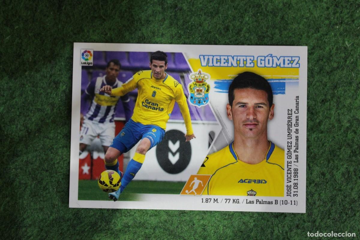 Cromos de f&uacute;tbol: 11 VICENTE G&Oacute;MEZ LAS PALMAS LIGA ESTE PANINI 2015 2016 LIGA BBVA