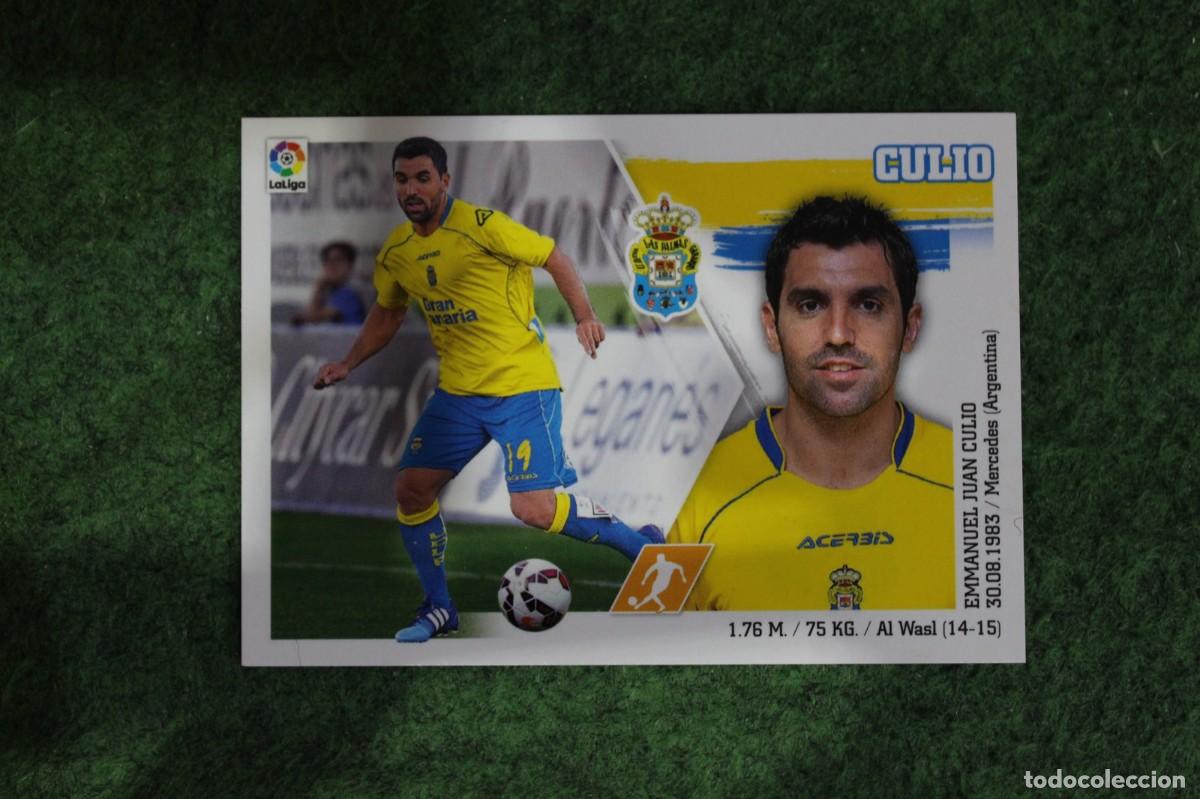 Cromos de f&uacute;tbol: 13 CULIO LAS PALMAS LIGA ESTE PANINI 2015 2016 LIGA BBVA