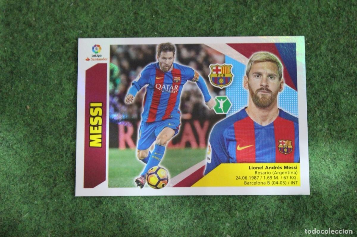 Cromos de f&uacute;tbol: 13 MESSI FC BARCELONA LIGA ESTE 2017-18 2017 2018 17 18 LALIGA SANTANDER