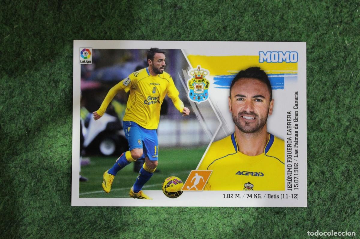 Cromos de f&uacute;tbol: 17 MOMO LAS PALMAS LIGA ESTE PANINI 2015 2016 LIGA BBVA