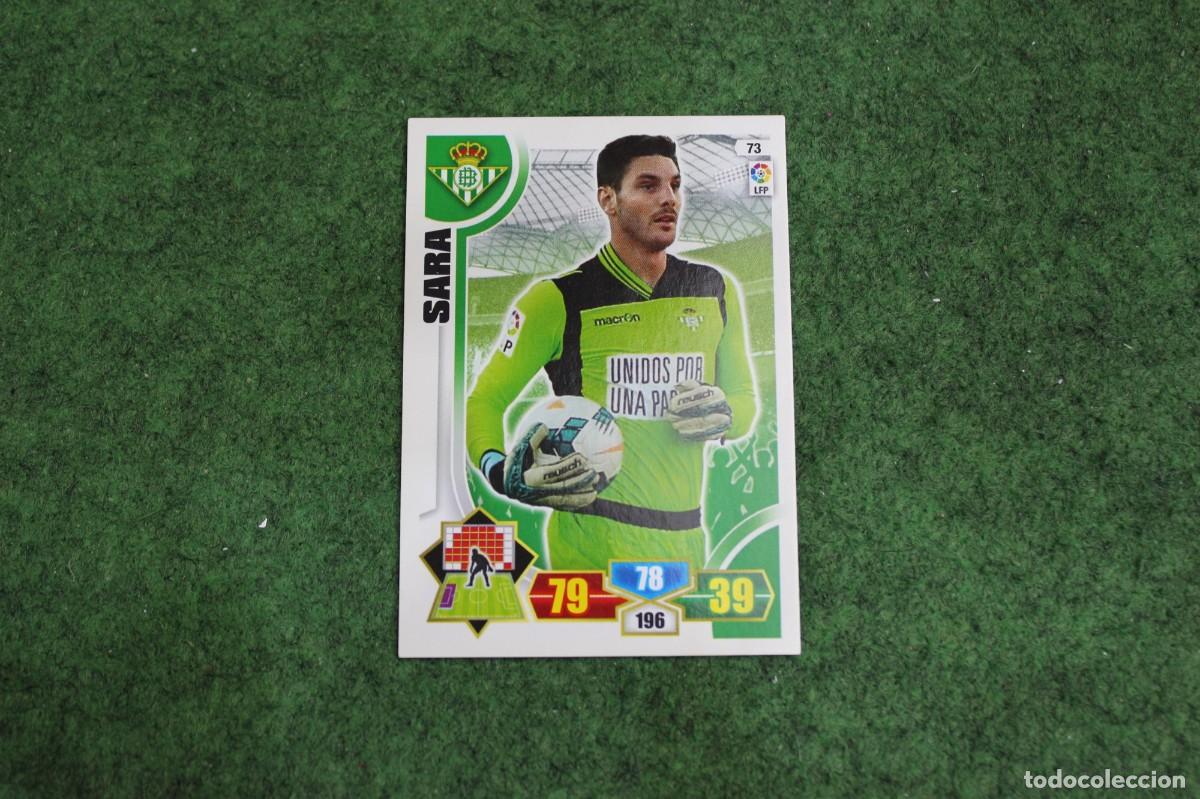 Cromos de f&uacute;tbol: 73 SARA REAL BETIS ADRENALYN XL 2013 2014 13 14 LALIGA SANTANDER