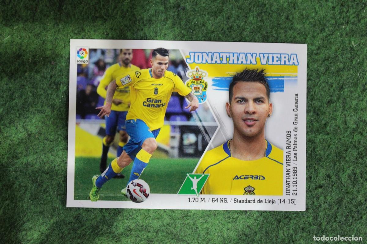 Cromos de f&uacute;tbol: 19 JONATHAN VIERA LAS PALMAS LIGA ESTE PANINI 2015 2016 LIGA BBVA