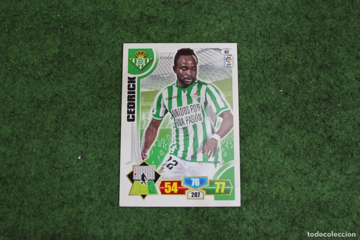 Cromos de f&uacute;tbol: 82 CEDRICK REAL BETIS ADRENALYN XL 2013 2014 13 14 LALIGA SANTANDER