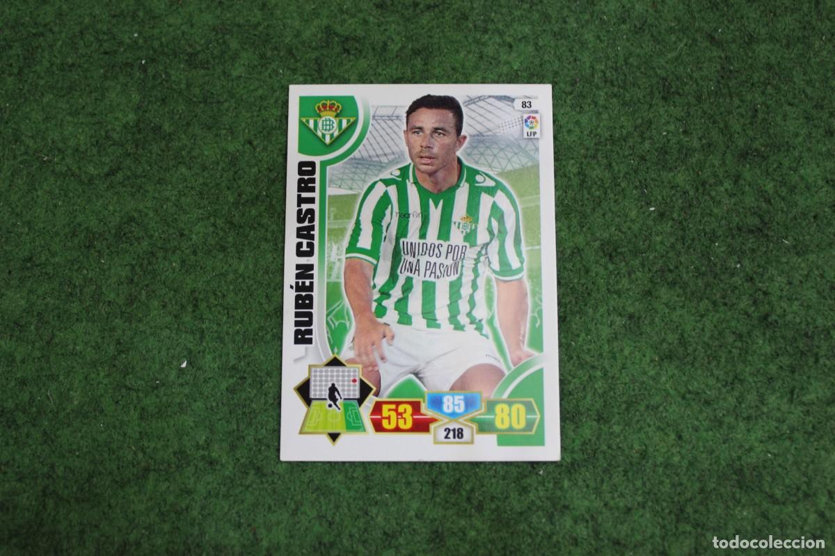 Cromos de f&uacute;tbol: 83 RUB&Eacute;N CASTRO REAL BETIS ADRENALYN XL 2013 2014 13 14 LALIGA SANTANDER