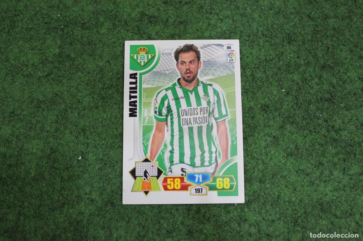 Cromos de f&uacute;tbol: 86 MATILLA REAL BETIS ADRENALYN XL 2013 2014 13 14 LALIGA SANTANDER