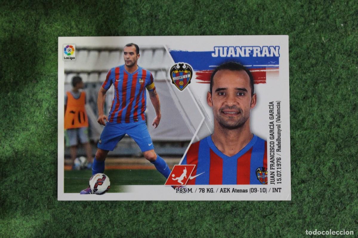 Cromos de f&uacute;tbol: 6 JUANFRAN LEVANTE LIGA ESTE PANINI 2015 2016 LIGA BBVA