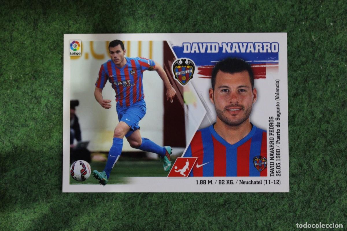 Cromos de f&uacute;tbol: 7 DAVID NAVARRO LEVANTE LIGA ESTE PANINI 2015 2016 LIGA BBVA