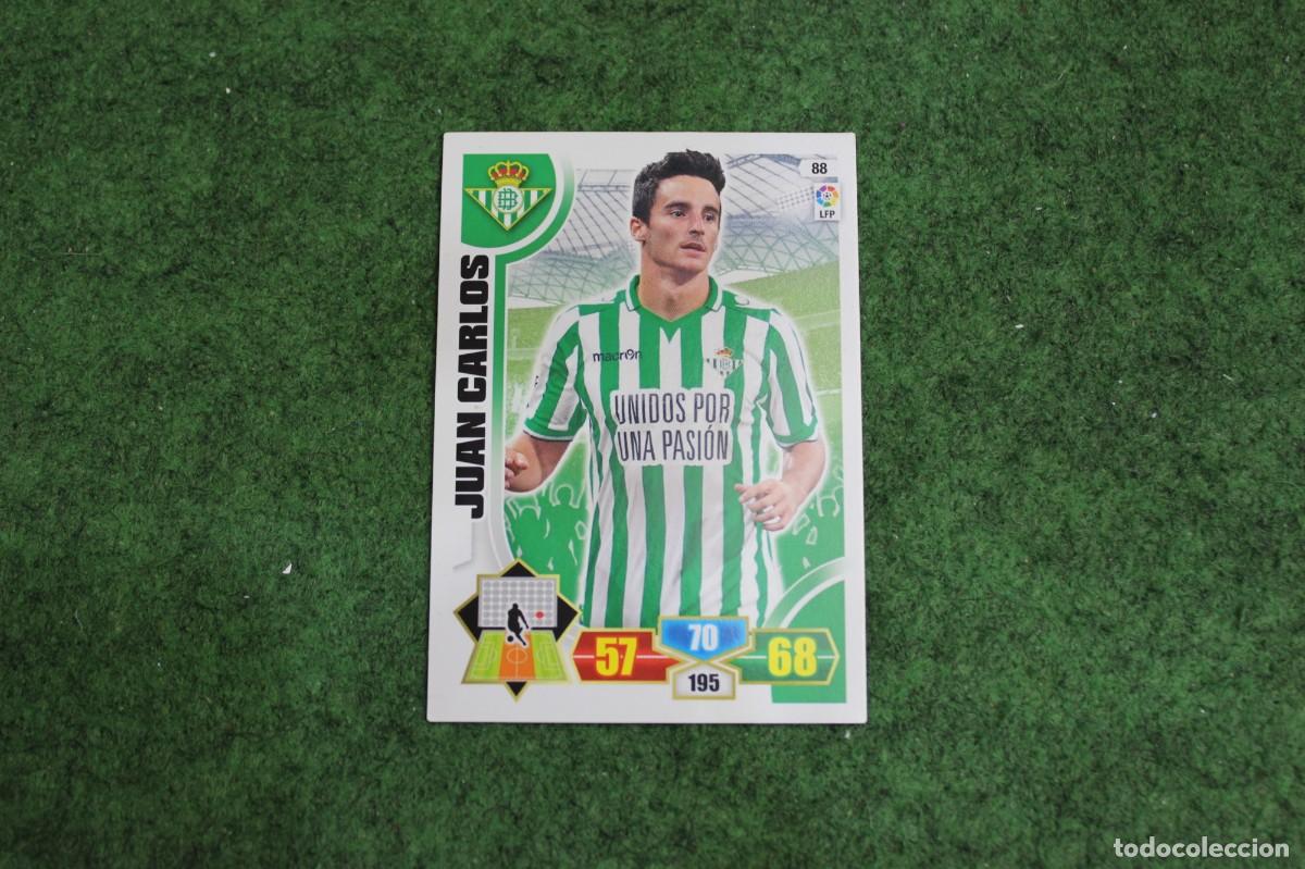 Cromos de f&uacute;tbol: 88 JUAN CARLOS REAL BETIS ADRENALYN XL 2013 2014 13 14 LALIGA SANTANDER