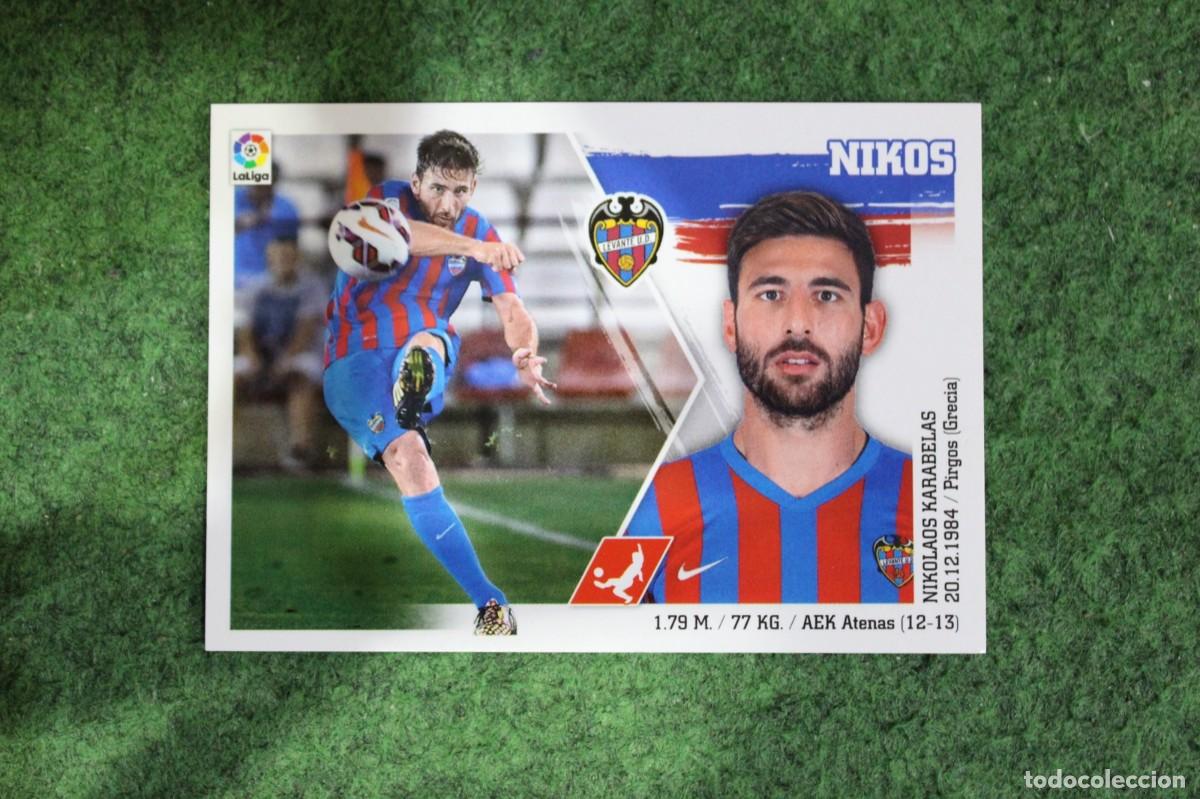 Cromos de f&uacute;tbol: 9 NIKOS LEVANTE LIGA ESTE PANINI 2015 2016 LIGA BBVA