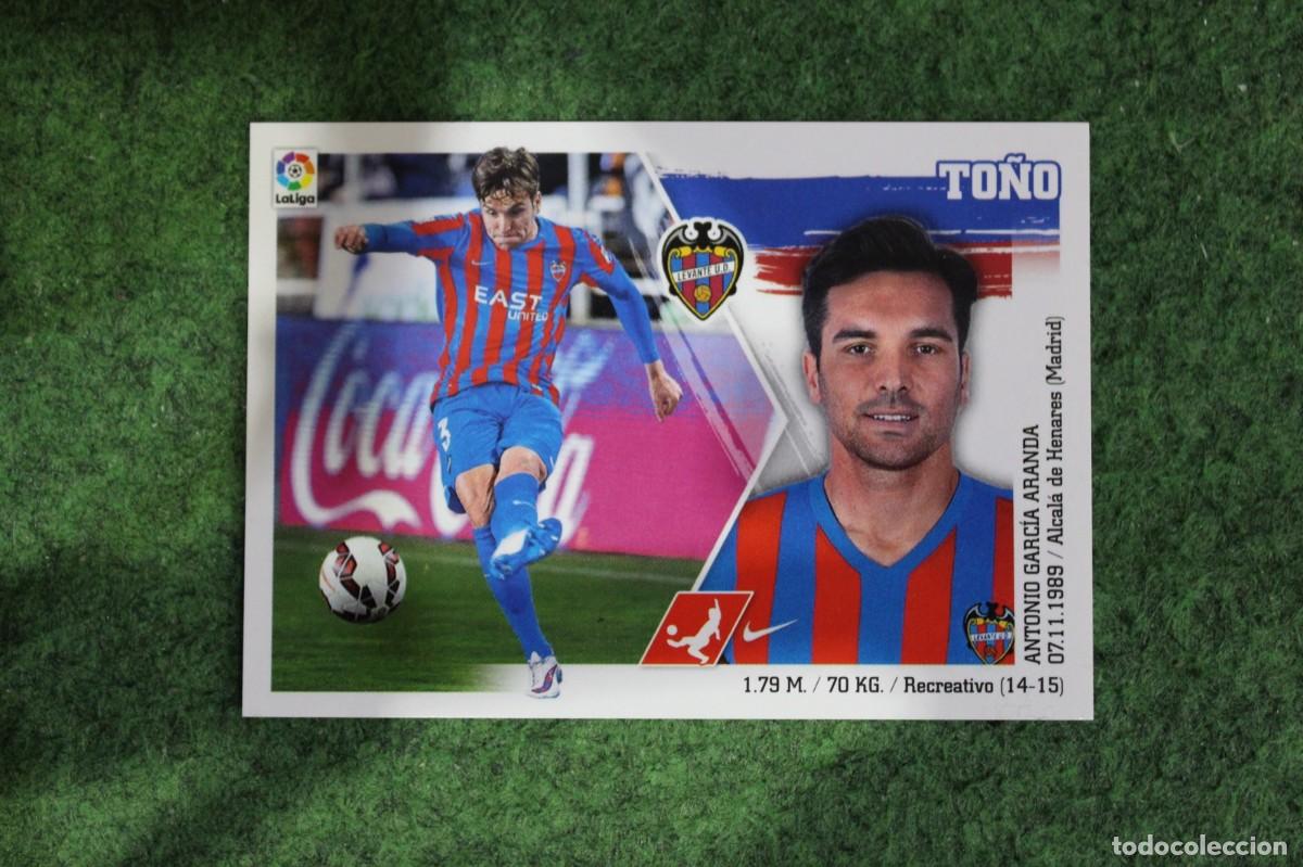 Cromos de f&uacute;tbol: 10 TO&Ntilde;O LEVANTE LIGA ESTE PANINI 2015 2016 LIGA BBVA