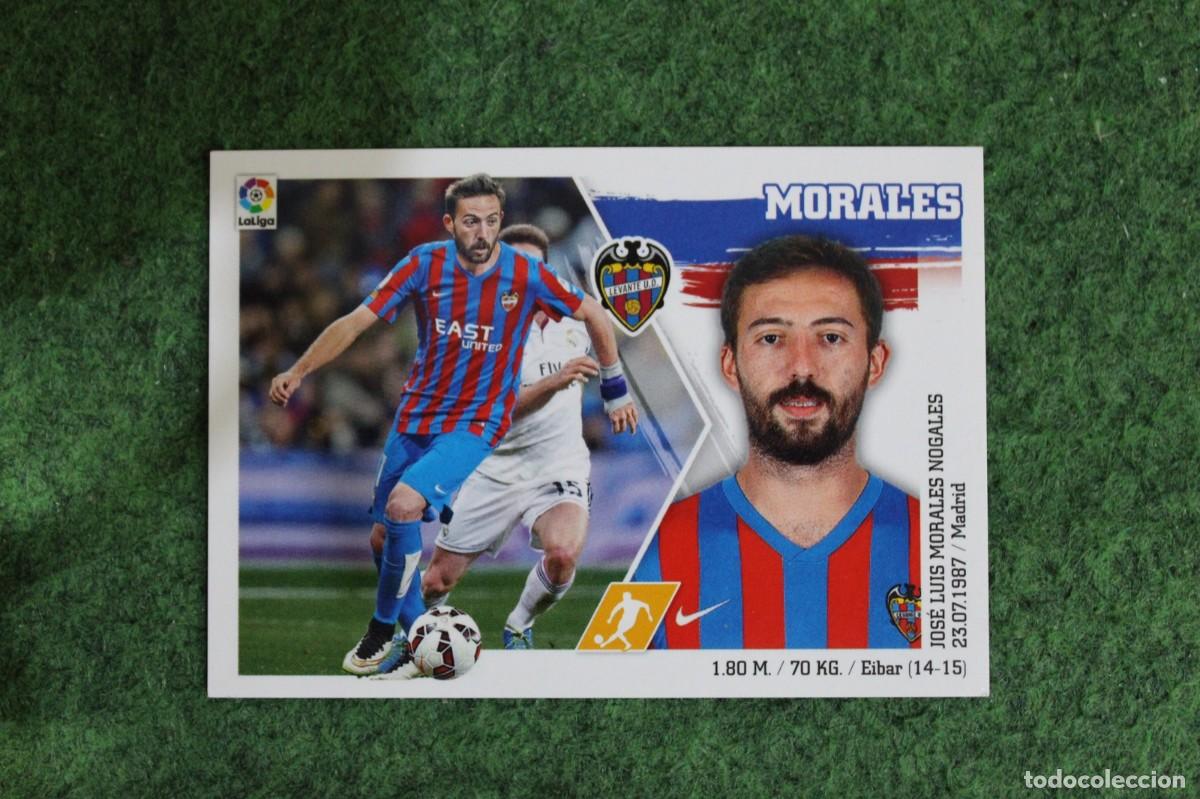 Cromos de f&uacute;tbol: 13 MORALES LEVANTE LIGA ESTE PANINI 2015 2016 LIGA BBVA