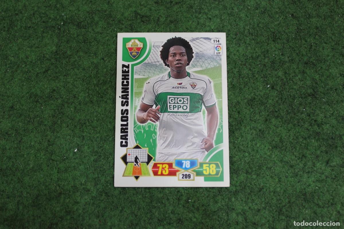 Football Stickers: 114 CARLOS S&Aacute;NCHEZ ELCHE CF ADRENALYN XL 2013 2014 13 14 LALIGA SANTANDER