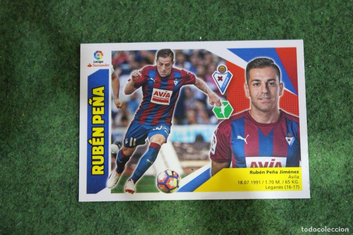 Cromos de Futebol: 16 RUB&Eacute;N PE&Ntilde;A SD EIBAR LIGA ESTE 2017-18 2017 2018 17 18 LALIGA SANTANDER